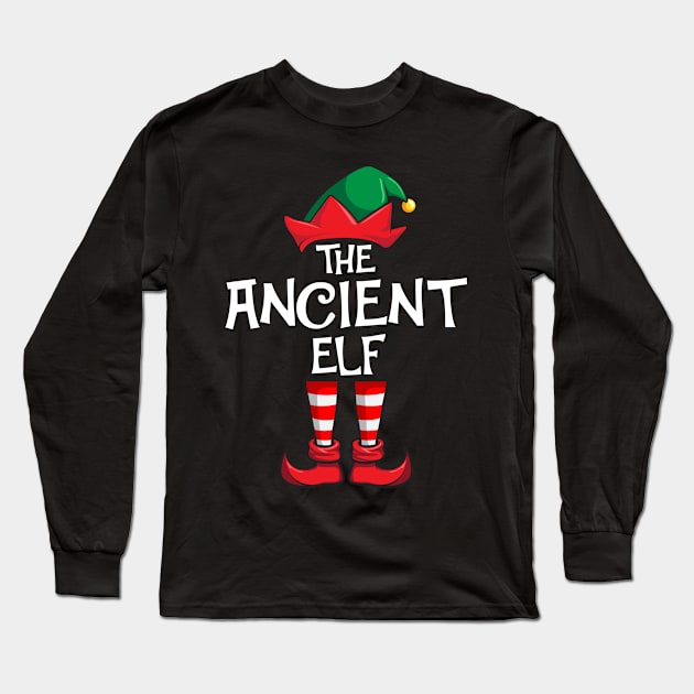 Ancient Elf Matching Family Christmas Long Sleeve T-Shirt by hazlleylyavlda